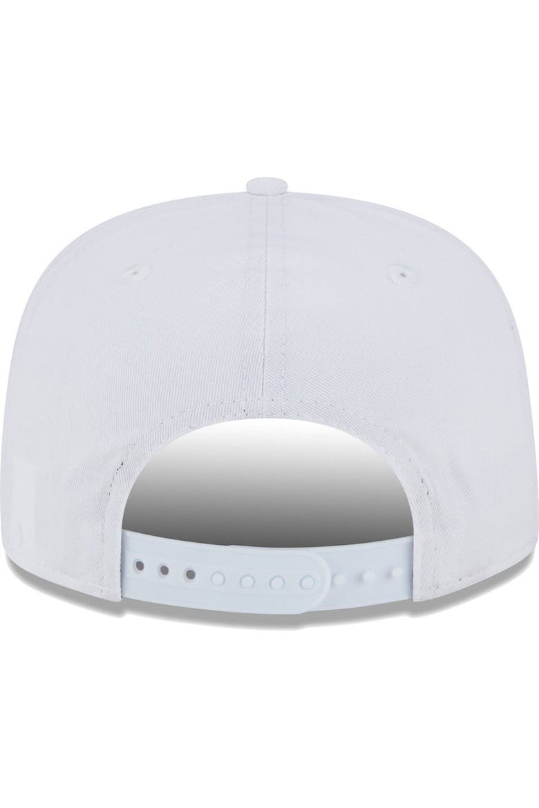 Men's New Era White Chicago White Sox Golfer Tee 9FIFTY Snapback Hat, Alternate, color, White