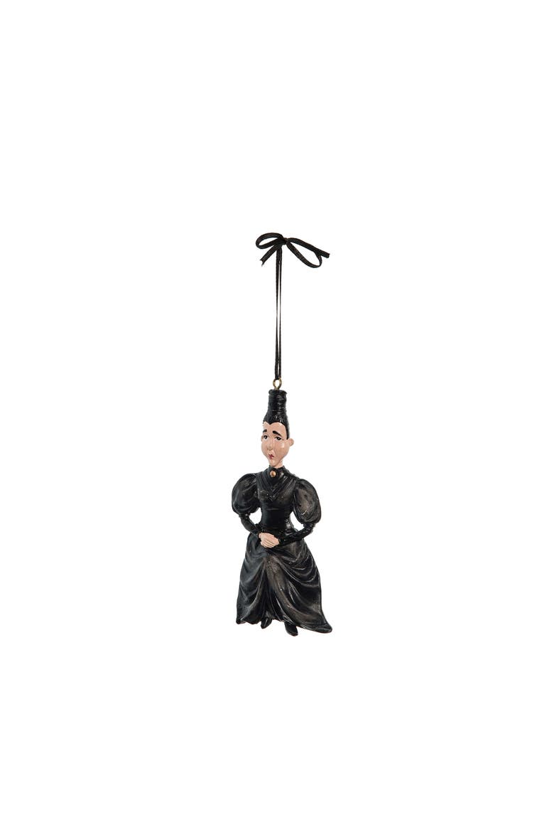 Frances Halloween Joe Spencer Gathered Traditions Ornament, Main, color, Black