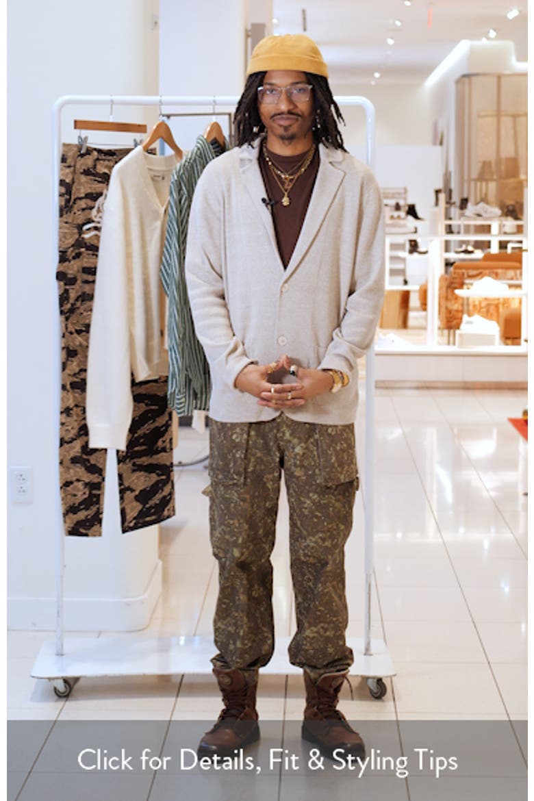 Crown Crafted Beau Merino Wool & Linen Cardigan video