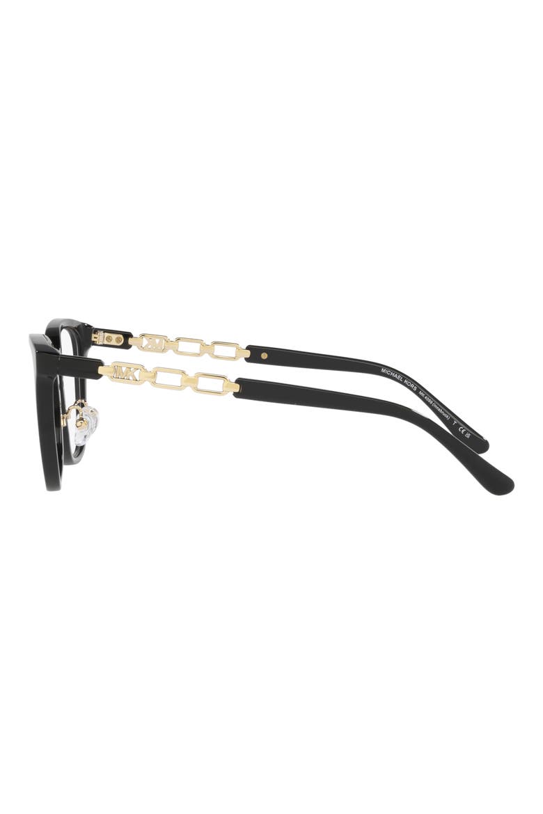 Innsbruck 52mm Square Optical Glasses, Alternate, color, BLACK
