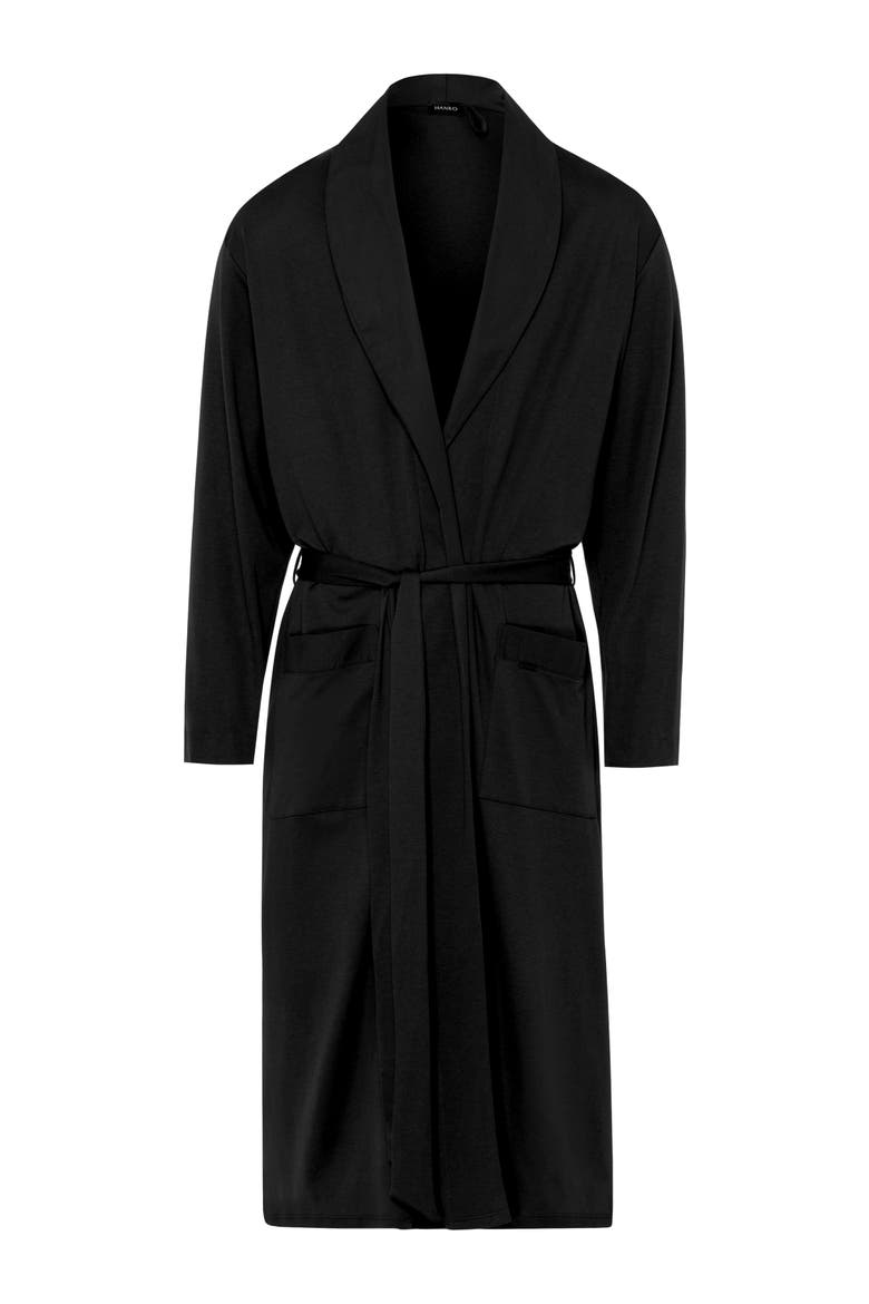 Night and Day Cotton Shawl Collar Robe, Main, color, Black