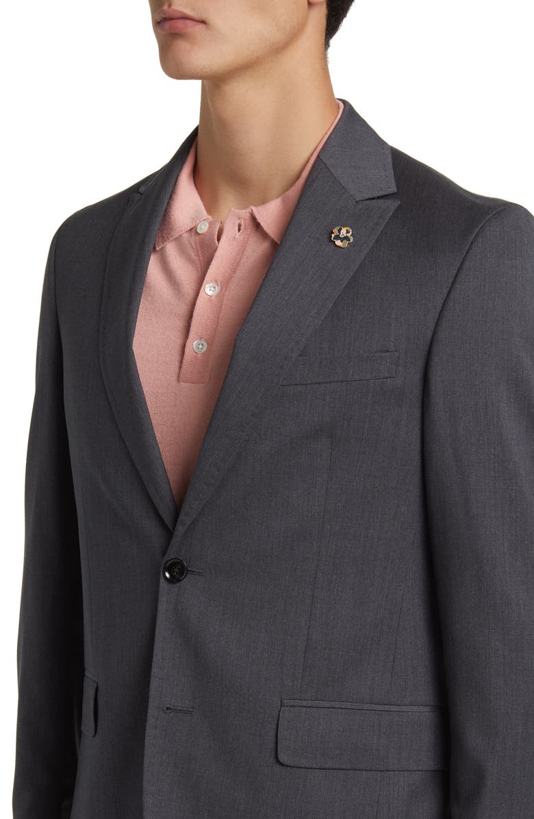Ted Baker London Robbie Extra Slim Fit Wool Suit, Alternate, color, 