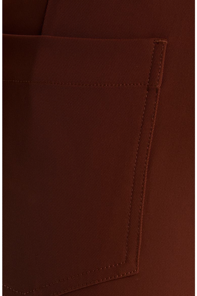 Patch Pocket Flare Leg Pants, Alternate, color, CINNAMON