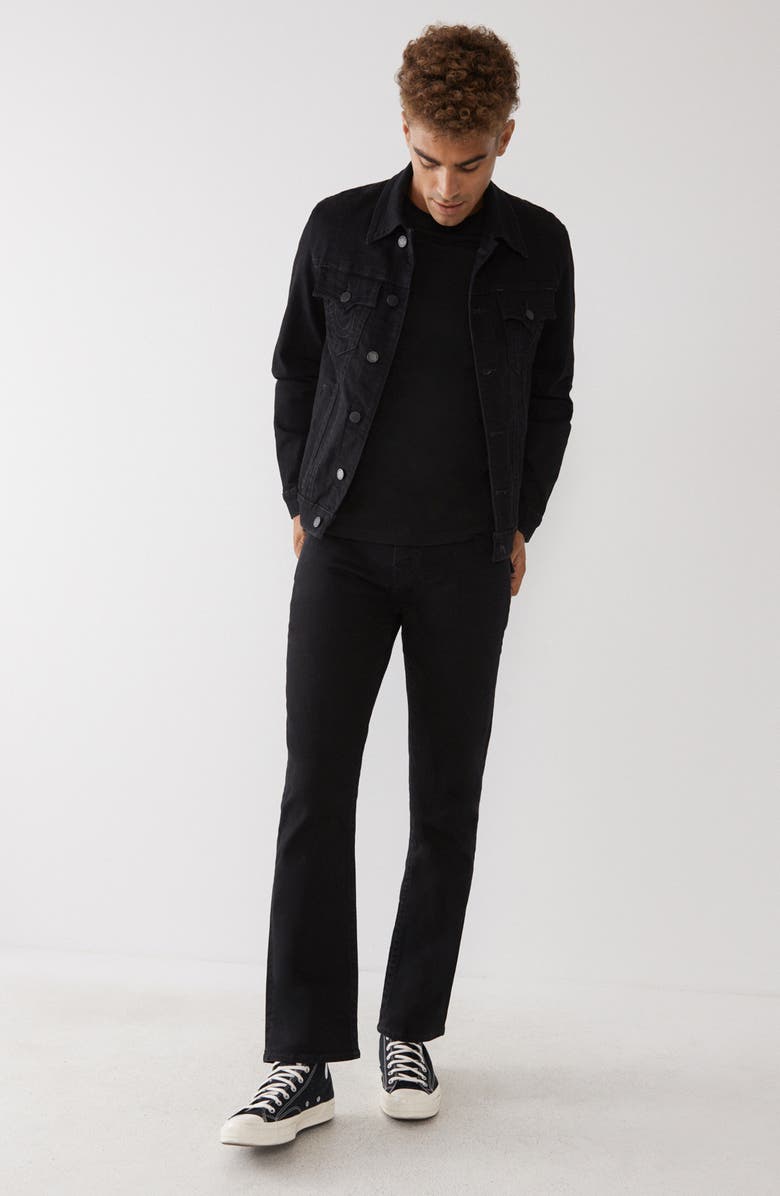 True Religion Ricky Flap Pocket Straight Jeans, Alternate, color, 