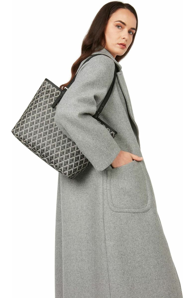 Lancaster Zipped Shoulder Tote Bag M Ikon, Alternate, color,