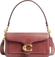 COACH Tabby Spazzolato Leather Shoulder Bag