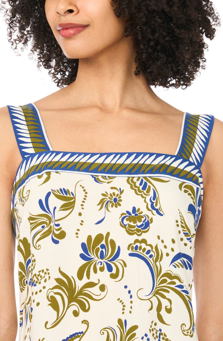 Vince Camuto Smocked Back Maxi Dress, Alternate, color, New Ivory