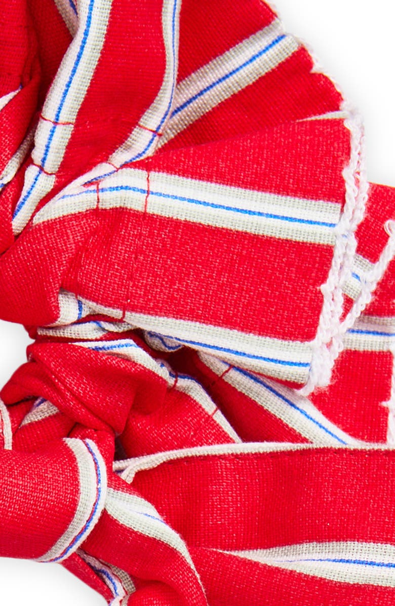 Damson Madder Garter Bun Wrap Scrunchie, Alternate, color, 