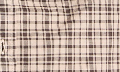 Vince Great Falls Plaid Classic Fit Button Down Shirt In Brown
