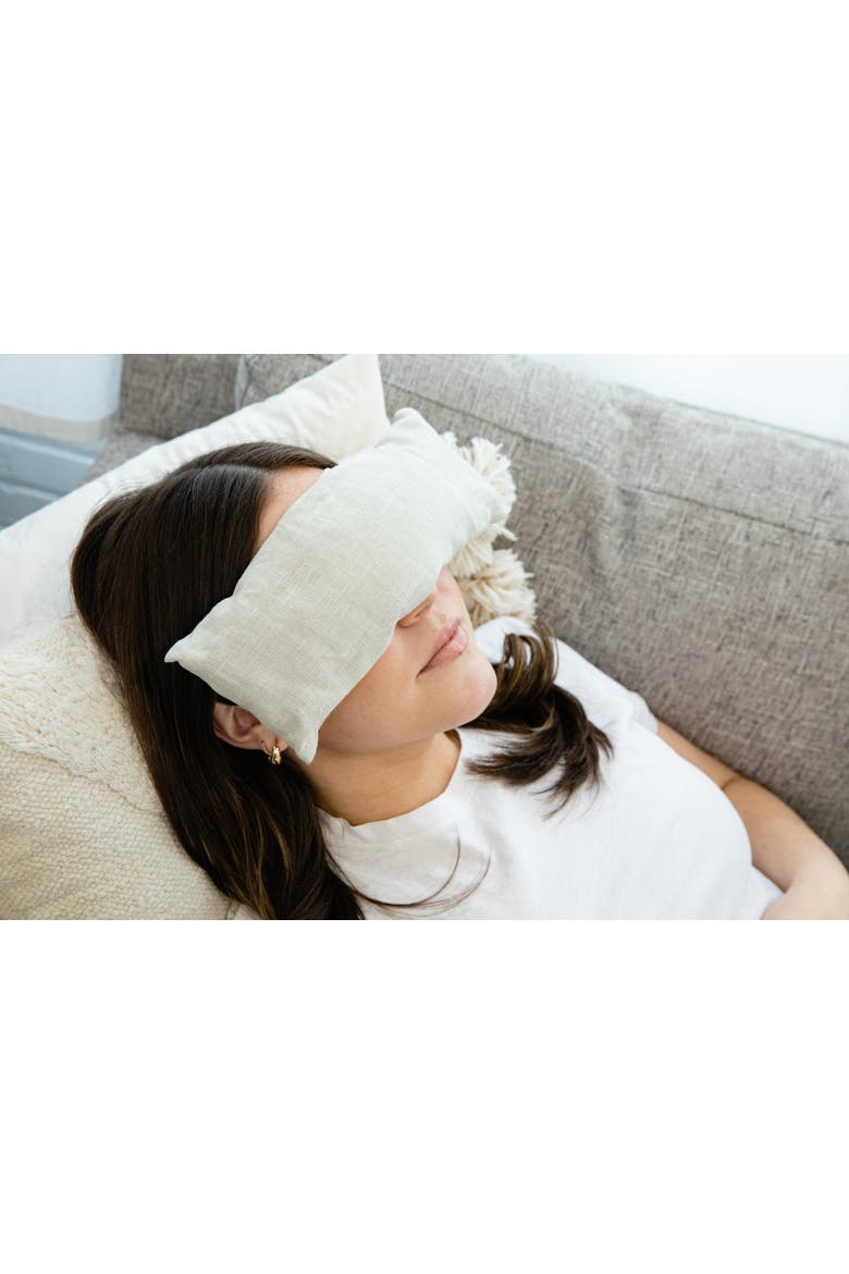 Linen Eye Pillow, Alternate, color, Sky