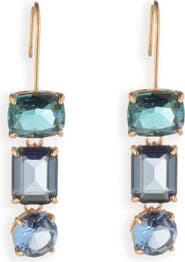 Lauren Ralph Lauren Triple Stone Drop Earrings