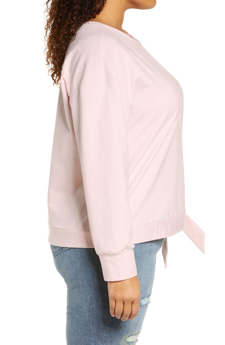 NYDJ Tie Sweatshirt, Alternate, color, 