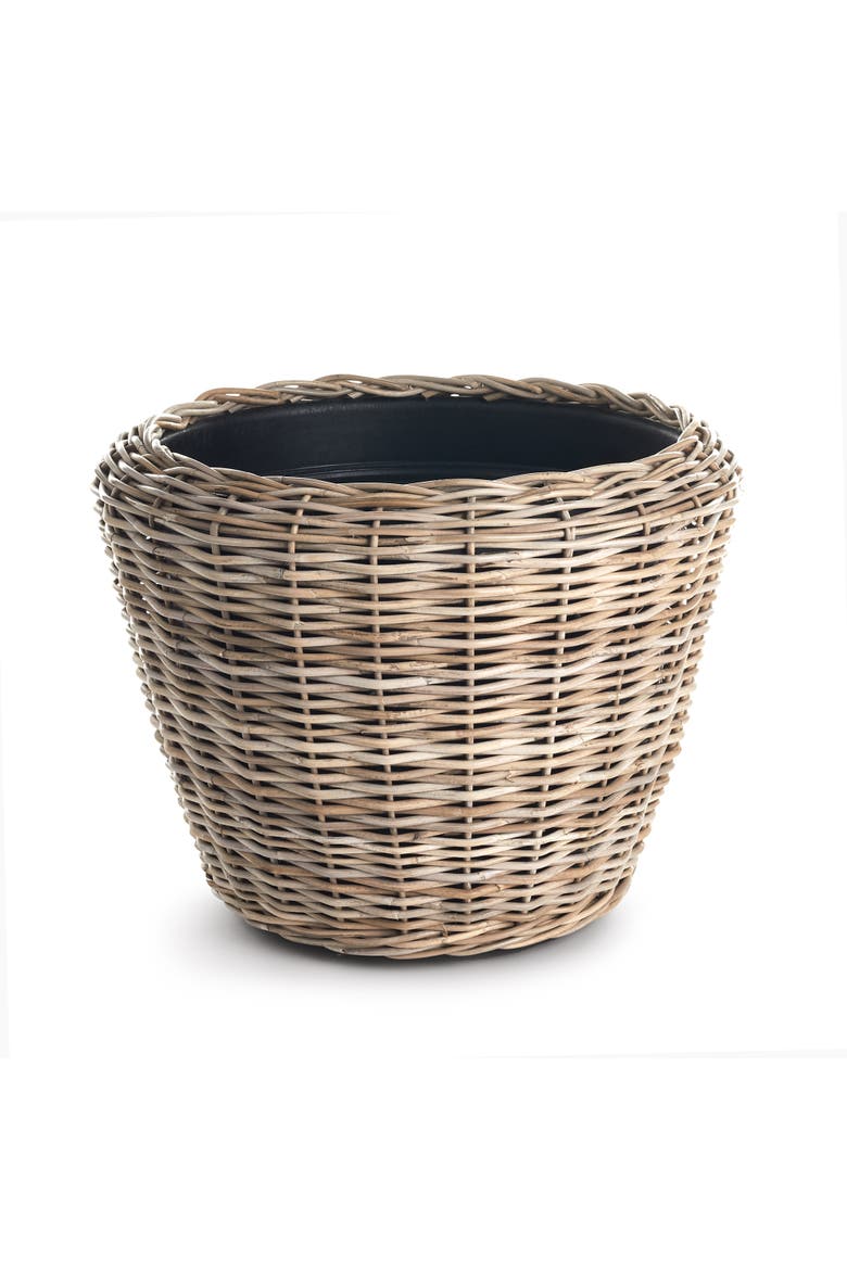 Woven Dry Basket Planter 26.75", Main, color, Beige