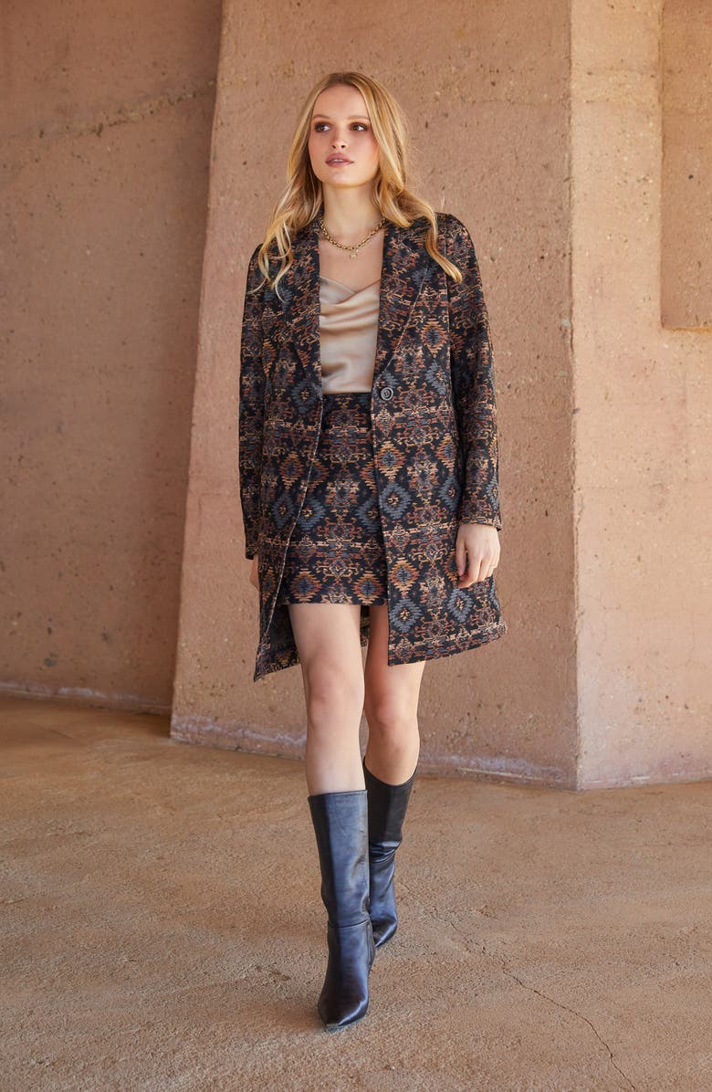 FIFTEEN TWENTY Tapestry Notch Lapel Coat, Alternate, color,