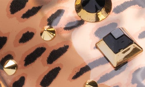 Ninety Union Vegas Sculptural Heel Sandals In Leopard