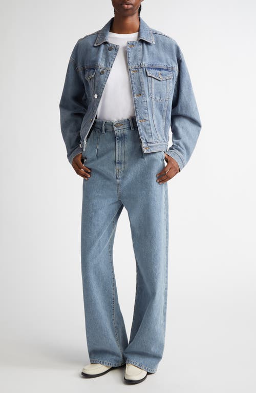 LOULOU DE SAISON LOULOU DE SAISON DAVE ORGANIC COTTON DENIM TRUCKER JACKET