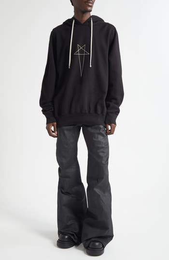 Rick Owens DRKSHDW Bias Waxed Bootcut Jeans | Nordstrom