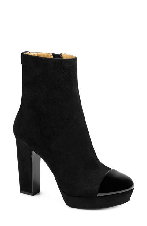 Sullivan Peep Toe Platform Bootie