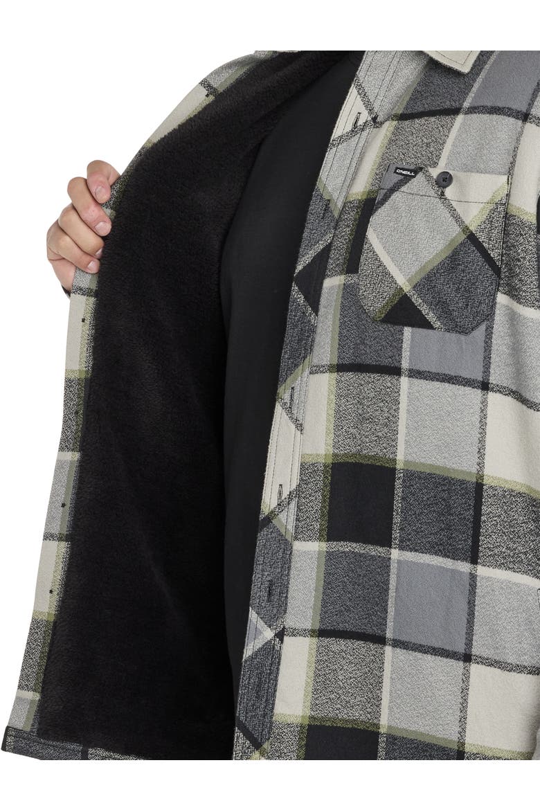 Big & Tall Redmond High Pile Shirt Jacket, Alternate, color, BLACK