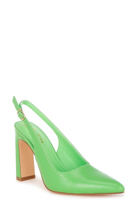 Sarka Block Heel Slingback Pump (Women)