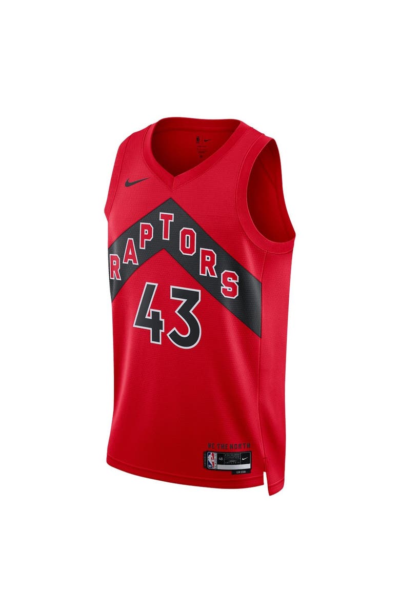 Nike Unisex Nike Pascal Siakam Red Toronto Raptors Swingman Jersey - Icon Edition, Alternate, color,