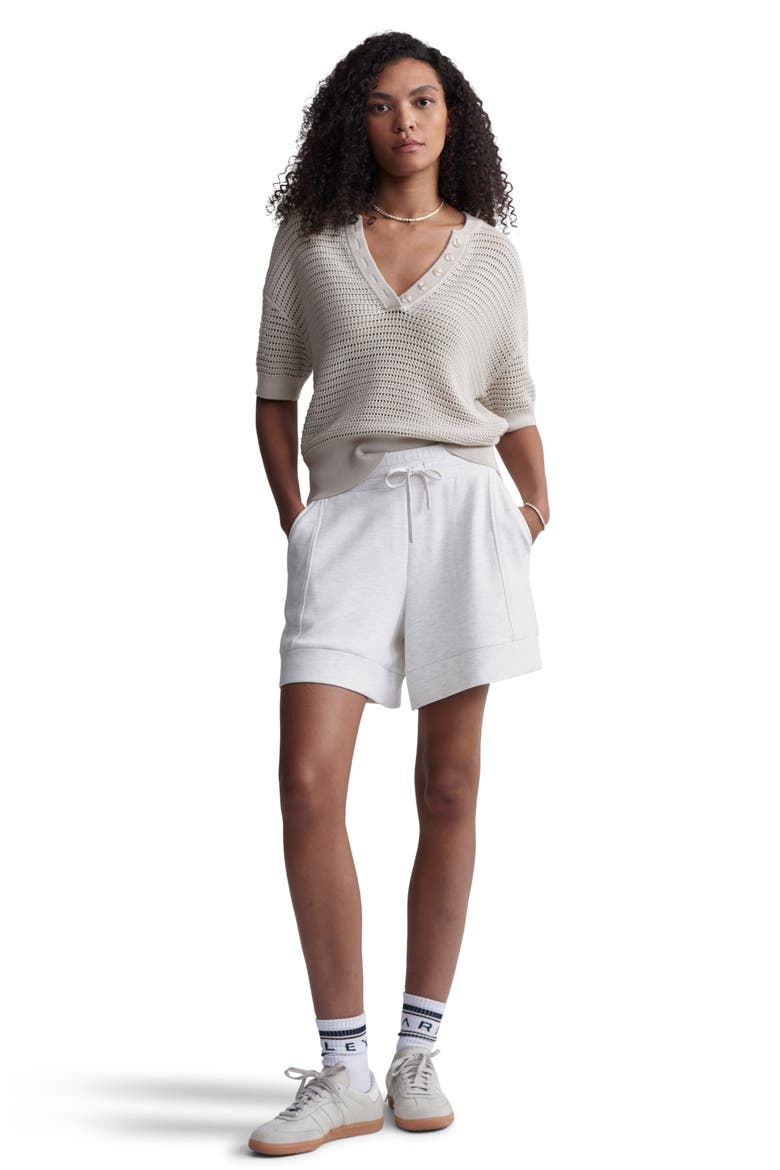 Callie Sheer Knit Cotton Top, Alternate, color, PEYOTE