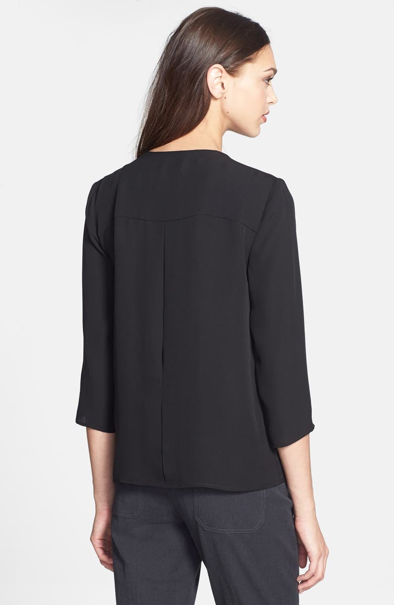 Theory 'Sala' Silk Top, Alternate, color, 