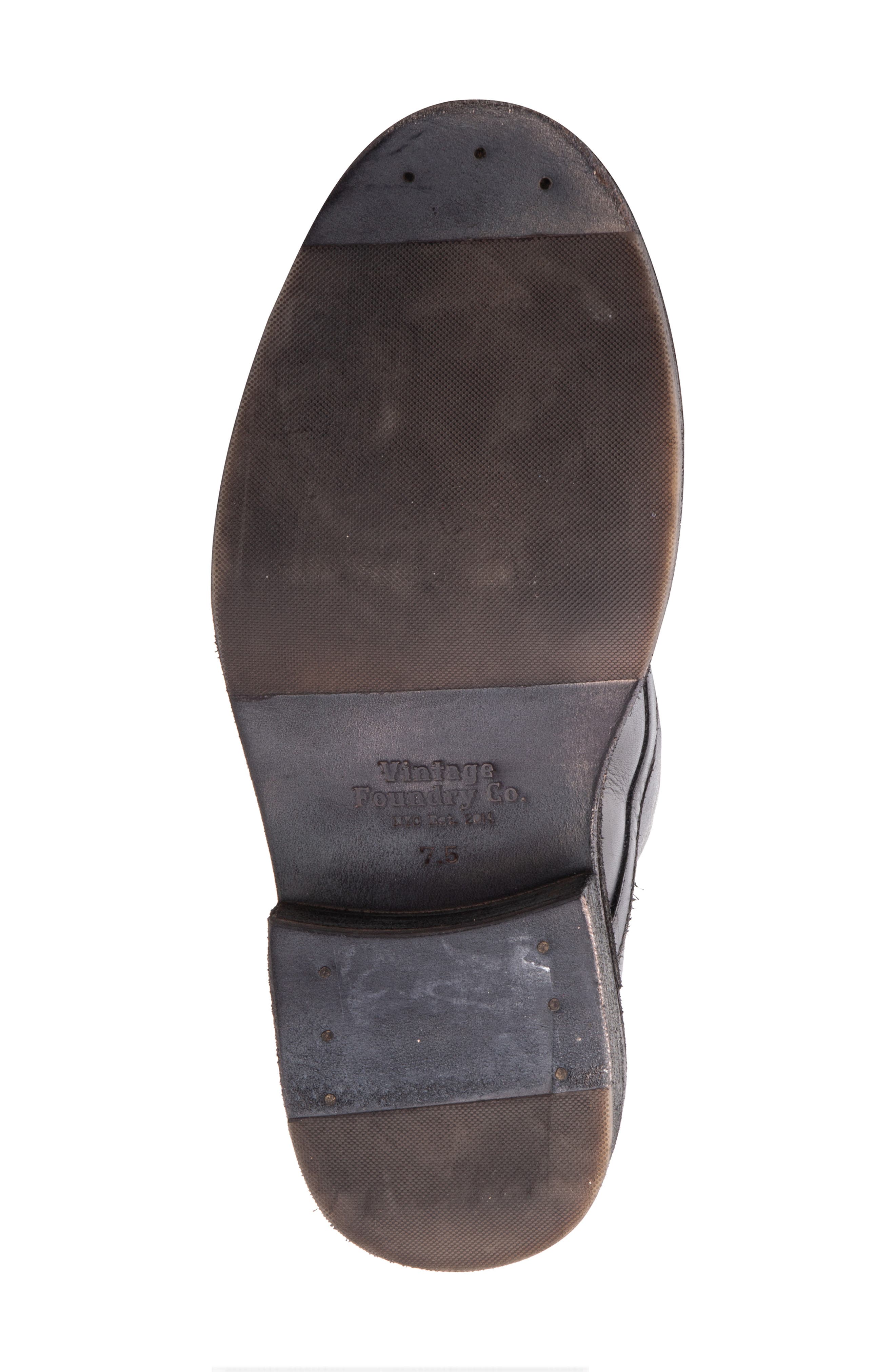 VINTAGE FOUNDRY Adalina Dip Dyed Leather Boot, Alternate, color, Black Fade