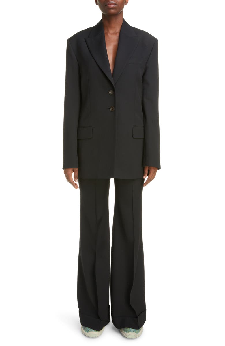 Acne Studios Jarida Single Breasted Blazer, Alternate, color,