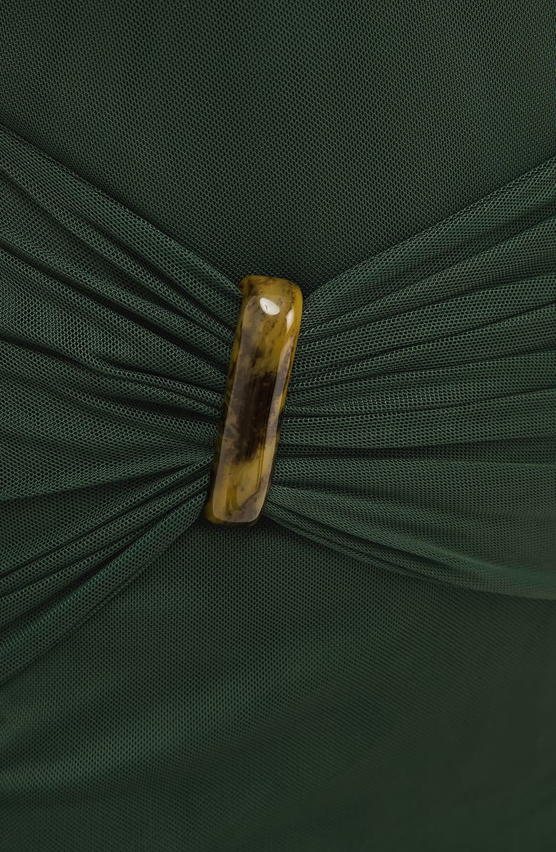 ViX Paula Hermanny Catalina Long Sleeve Cover-Up Minidress, Alternate, color, 