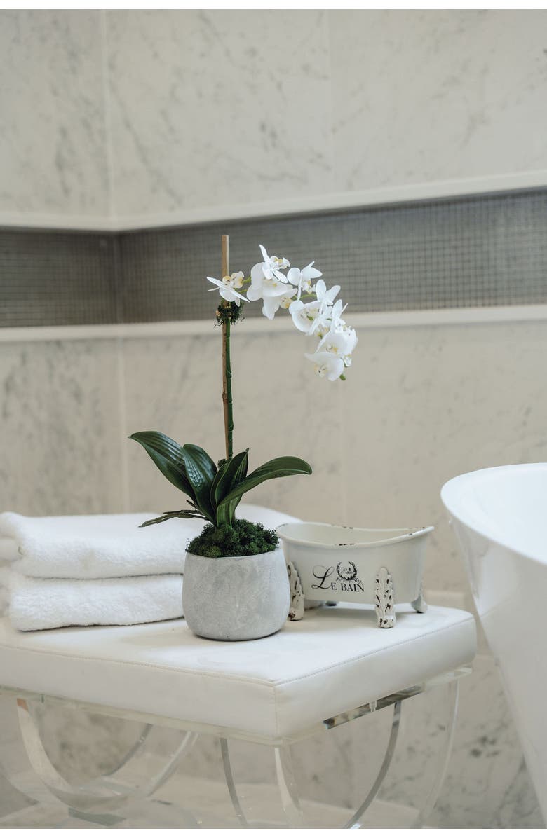 CocoBella Wesley RealTouch Cement Orchid, Alternate, color, White