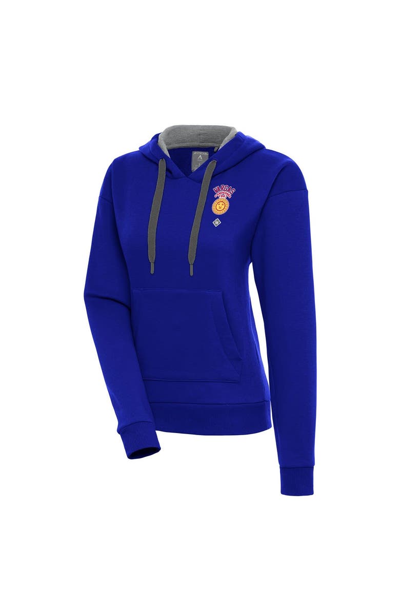 ANTIGUA Women's Antigua Royal Vargas Campeones Victory Pullover Hoodie, Alternate, color, 