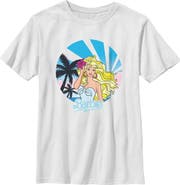Barbie Boys' Retro Tropical Portrait T-Shirt