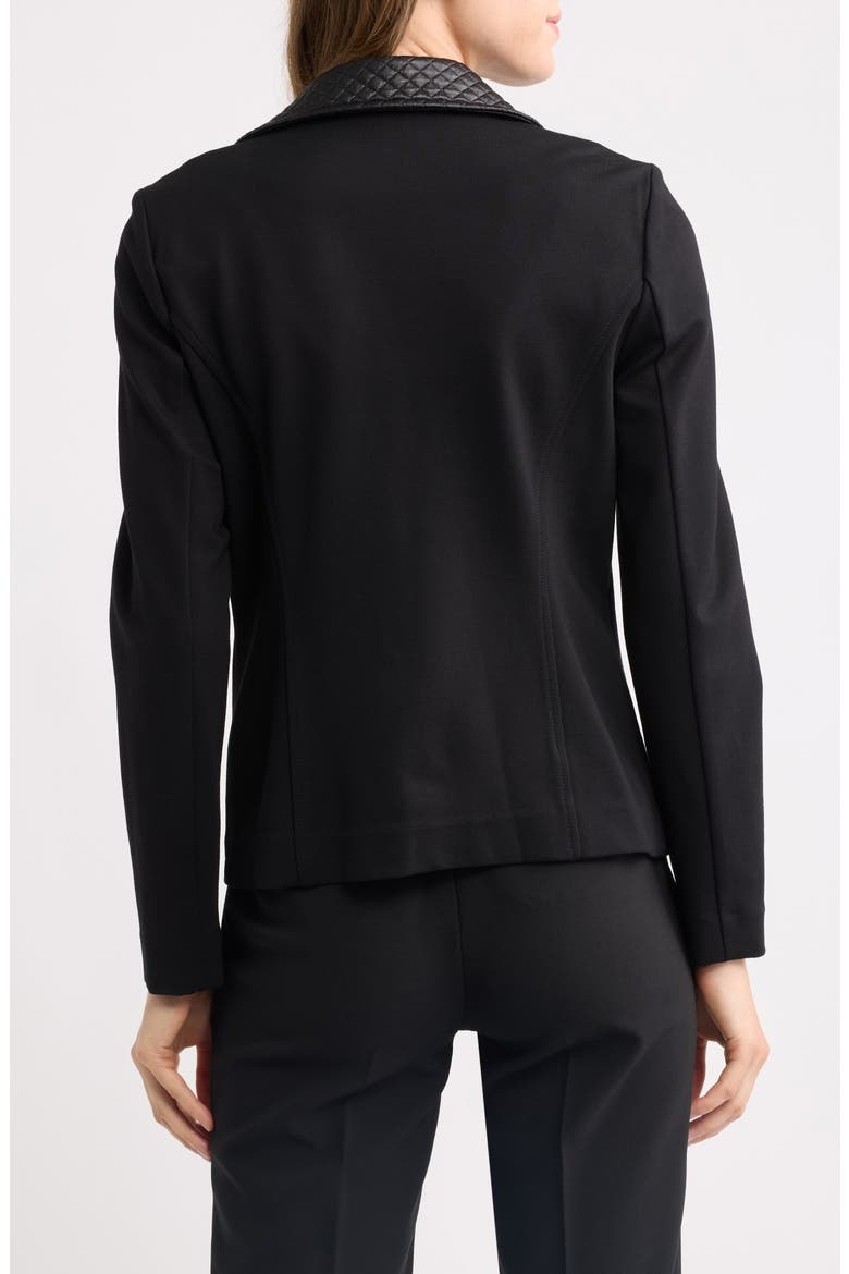 Asymmetric Faux Leather Moto Jacket, Alternate, color, ANNE BLACK