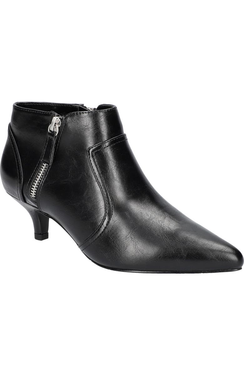 EASY STREET Annalee Kitten Heel Bootie, Main, color, Black