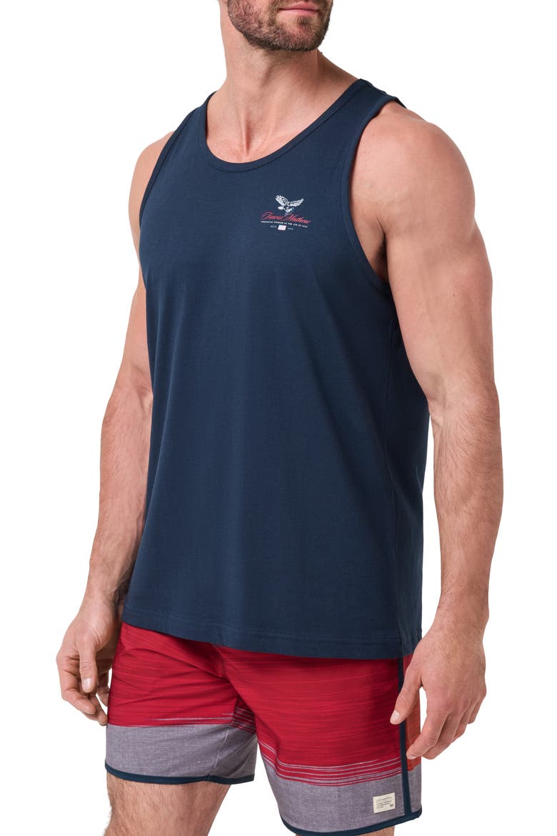 Red White BBQ Cotton Graphic Tank, Alternate, color, TOTAL ECLIPSE