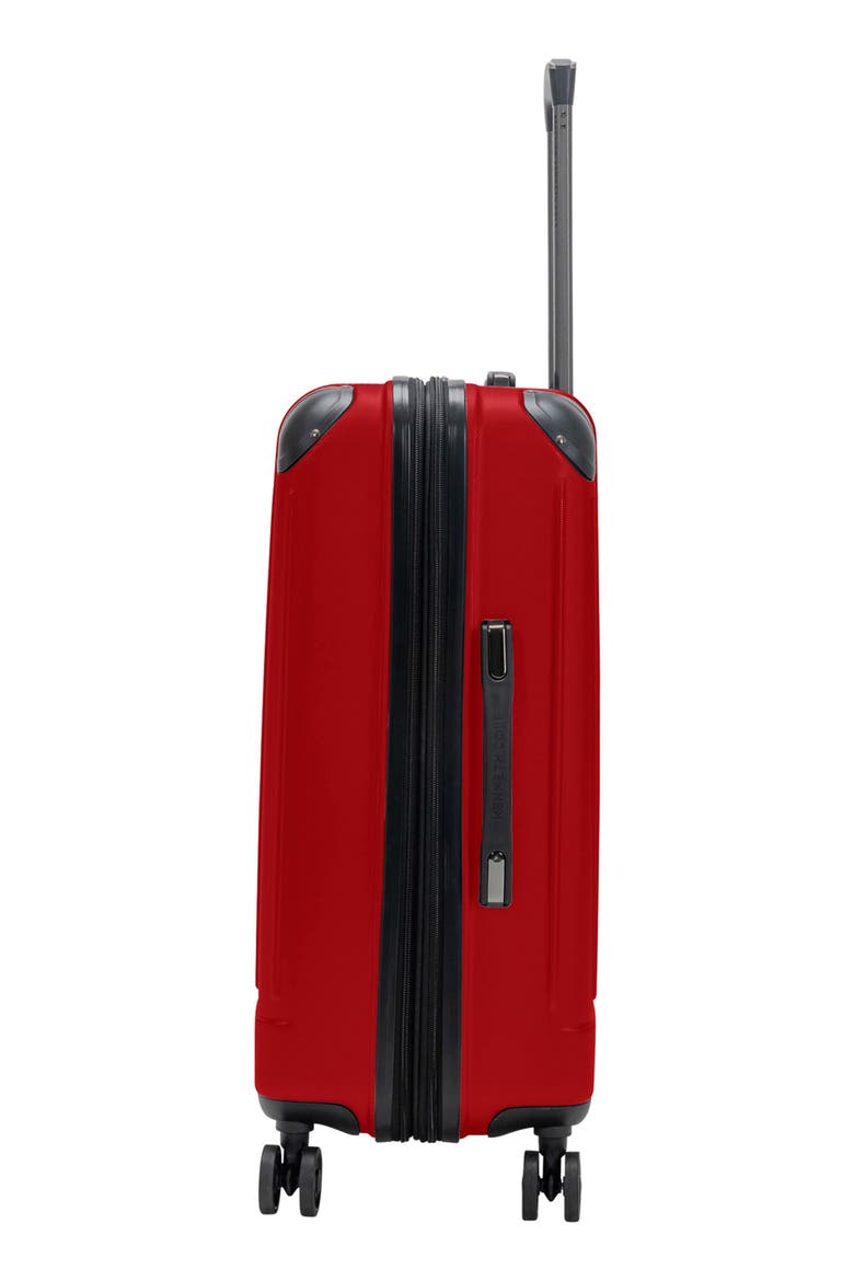 Flying Axis Hardside Spinner Luggage, Alternate, color, CHERRY RED