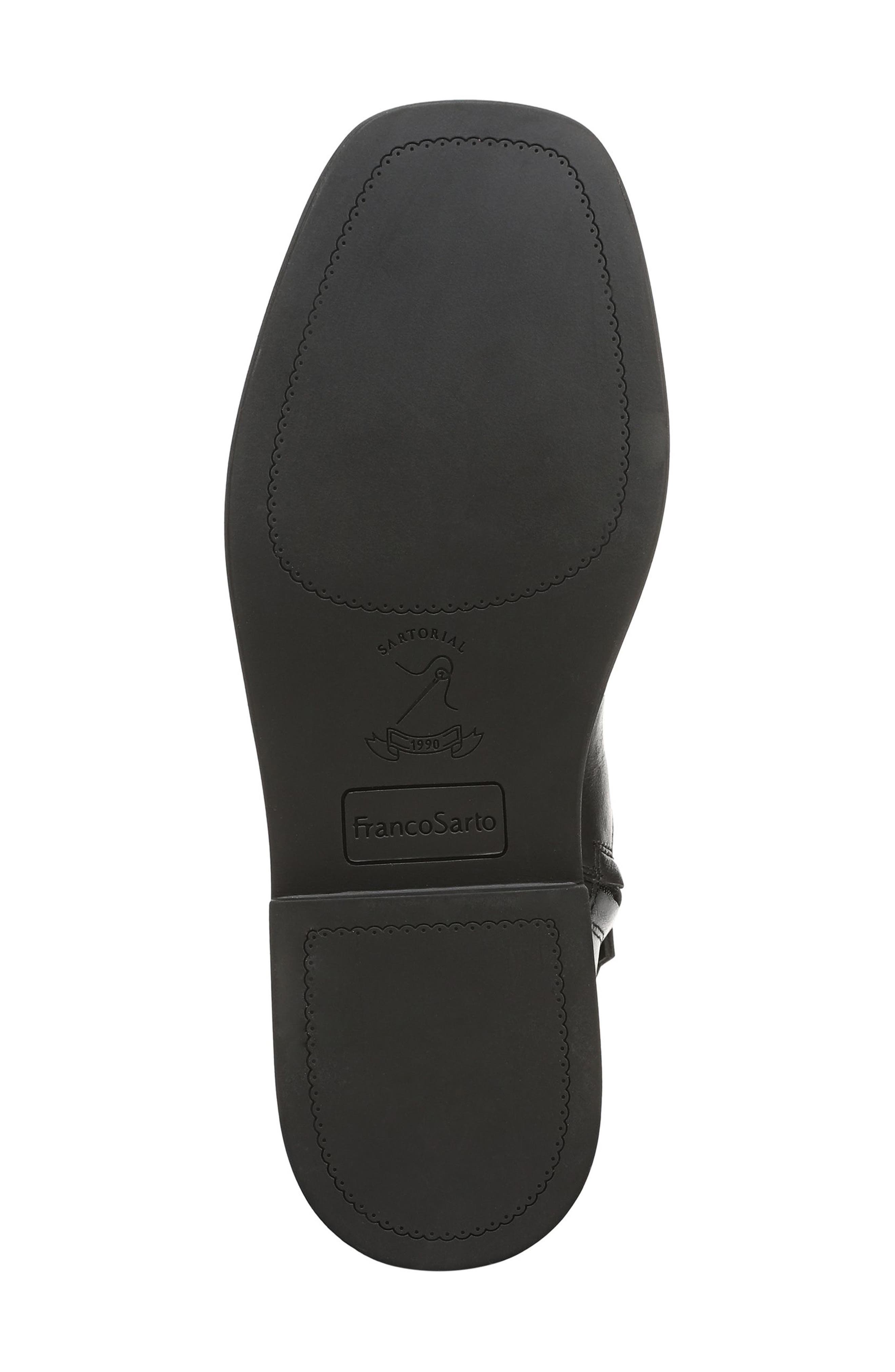 Franco Sarto Pippen Square Toe Boot, Alternate, color, Black