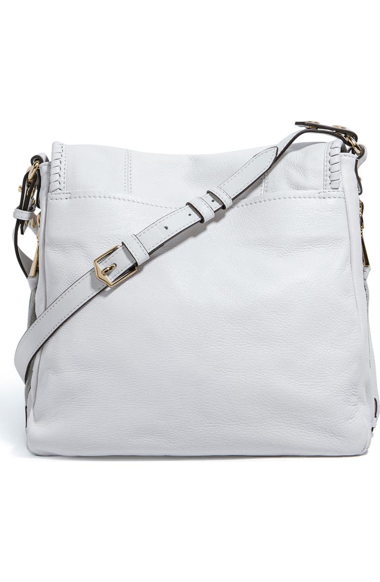 AIMEE All for Love Convertible Leather Shoulder Bag, Alternate, color, Cloud W Shiny Gold