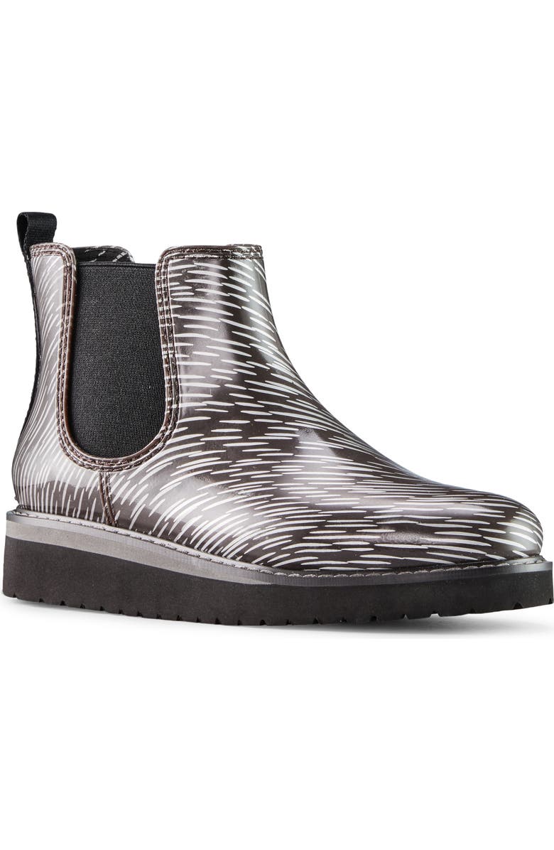 Cougar x Jill Malek Kensington Waterproof Chelsea Rain Boot, Main, color,