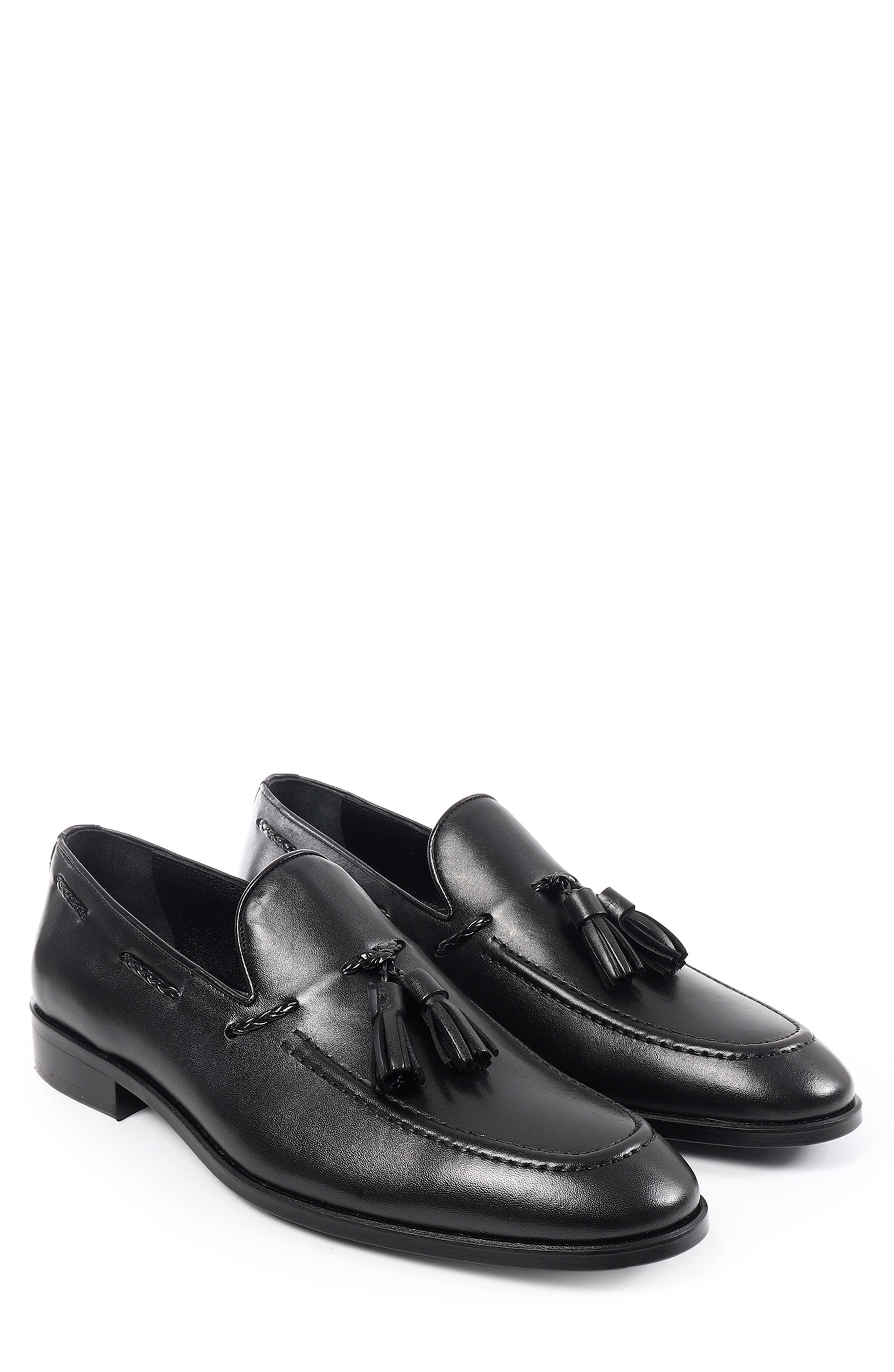 VELLAPAIS Fairfield Tassel Loafer, Alternate, color, Black