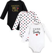 Hudson Baby Little Soft Cotton Long-Sleeve One-Piece 3Pk