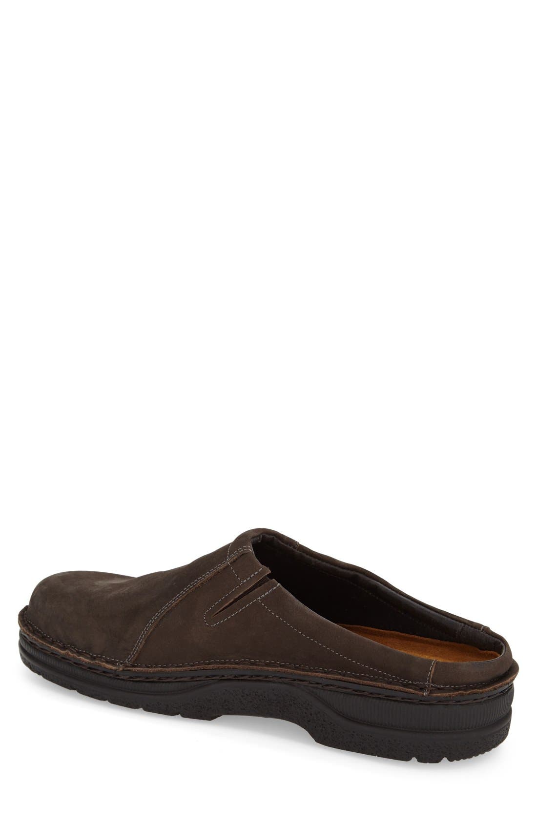 Bjorn Clog, Alternate, color, OILY BROWN NUBUCK