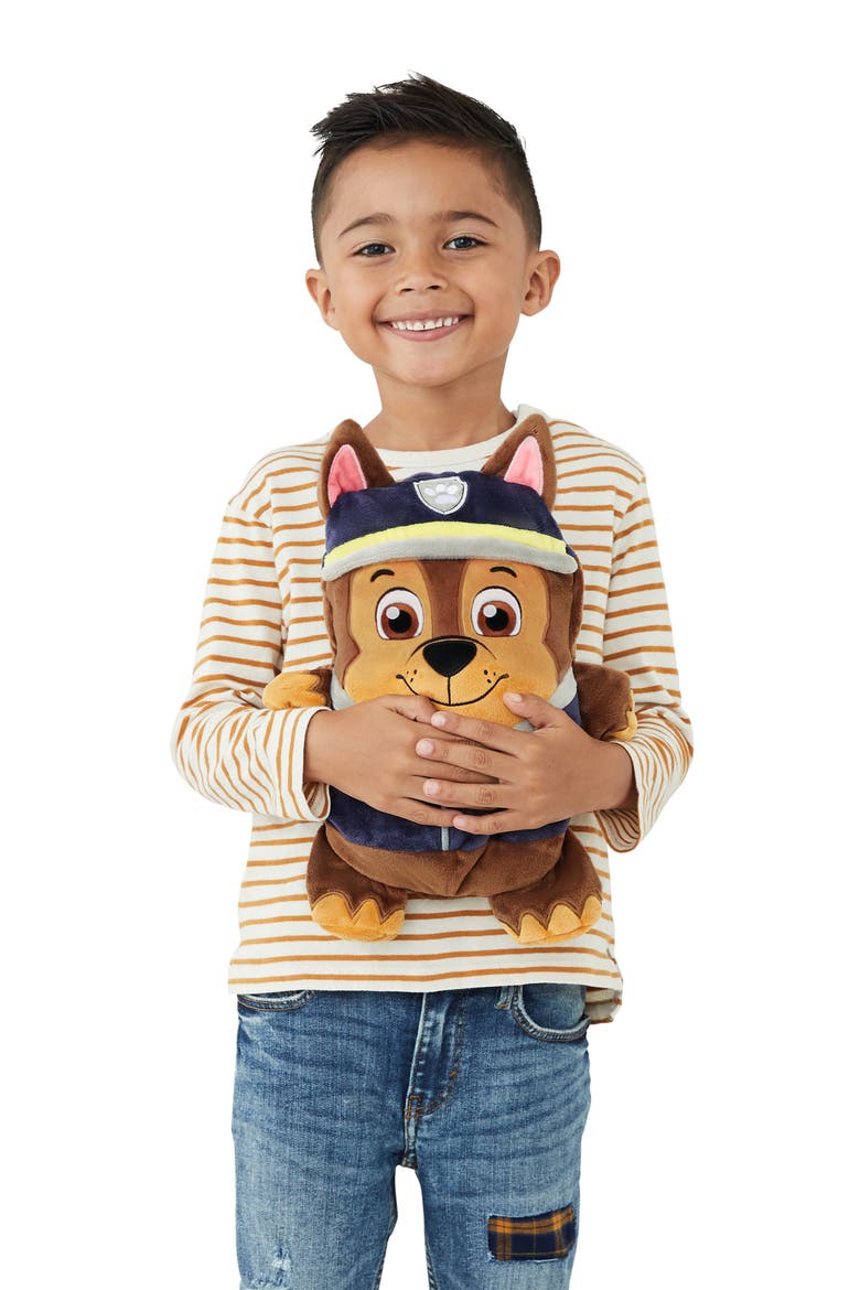 x Nickelodeon® PAW Patrol™ Chase 2-in-1 Stuffed Animal Hoodie, Alternate, color, BLUE MIX