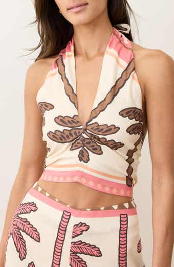 Marine Layer Saguaro Crop Halter Top