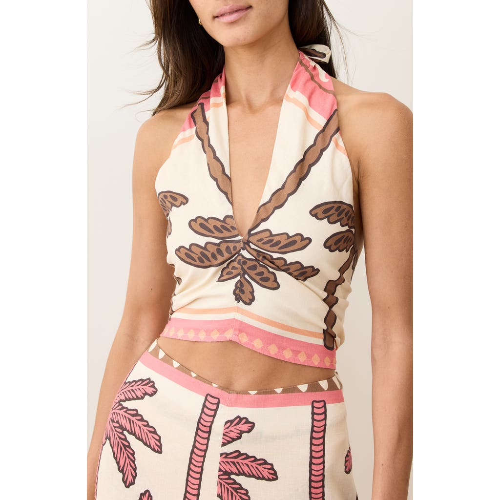 Marine Layer Saguaro Crop Halter Top