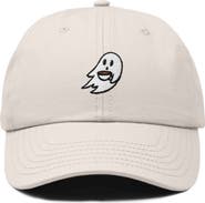 Dalix Coffee Ghost Embroidered Hat