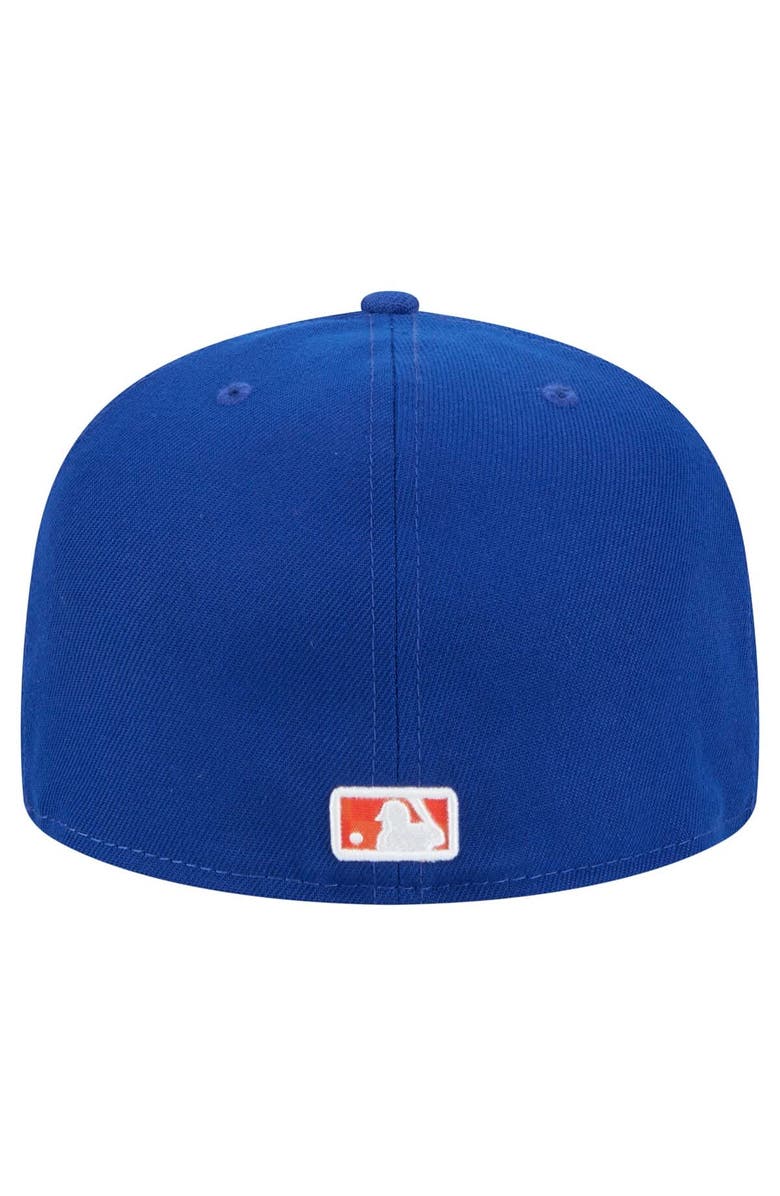 New Era Men's New Era Royal New York Mets Checkered Undervisor 59FIFTY Fitted Hat, Alternate, color, 