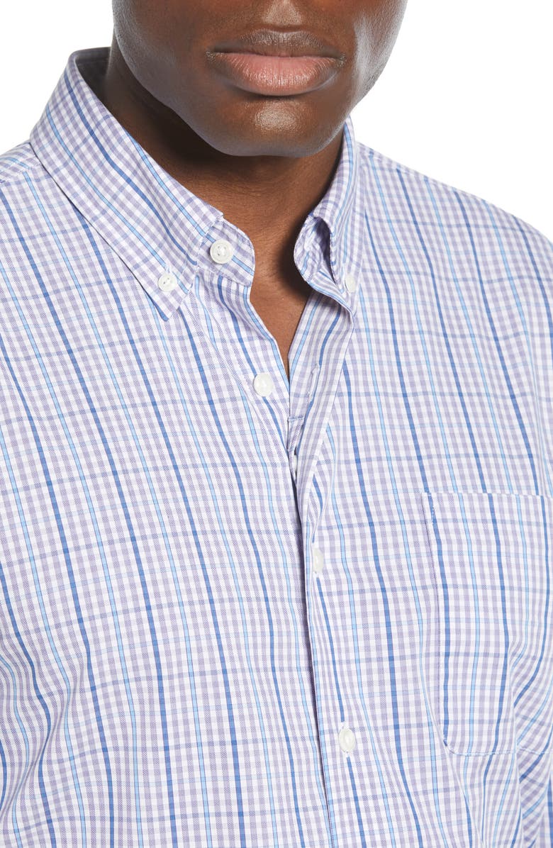 johnnie-O Classic Fit Plaid Button-Up Shirt, Alternate, color, 