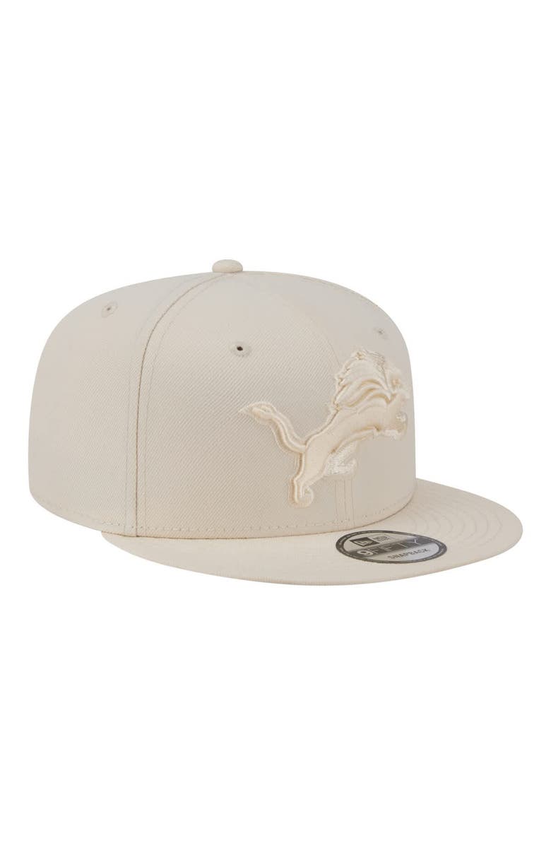 New Era Men's New Era Cream Detroit Lions Colorpack 9FIFTY Snapback Hat, Alternate, color, Cream
